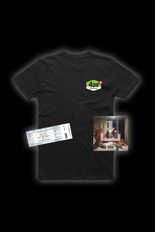 420 FAM VIP BUNDLE: T-shirt + Meet & Greet Ticket + Digital Album by ChillinIt