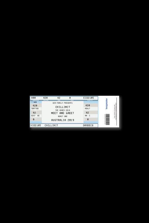 ASHES TOUR MEET & GREET TICKET by ChillinIt