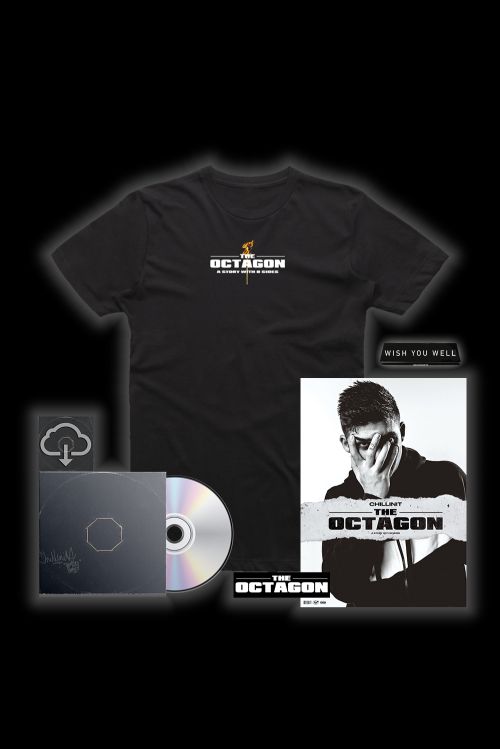 4. AUTOGRAPHED CD + DIGITAL DOWNLOAD + THE OCTAGON STICKER + LIMITED EDITION POSTER + LIMITED EDITION 'THE OCTAGON' TSHIRT + BONUS WISH YOU WELL PAPERS by ChillinIt