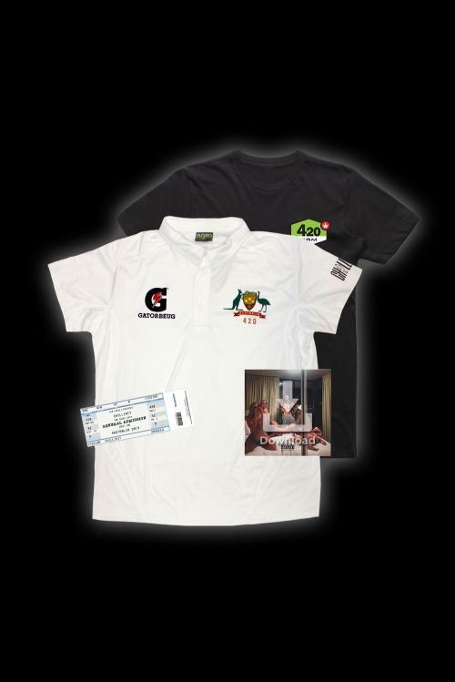 ULTIMATE TEST MATCH BUNDLE : Cricket Polo + T-Shirt + GA Ticket + Digital Album by ChillinIt